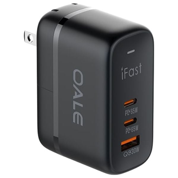 OALE iFast 65W- Wall Charger -65w -30port-black