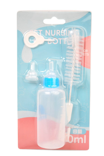 Medium size animal milk feeding bottle