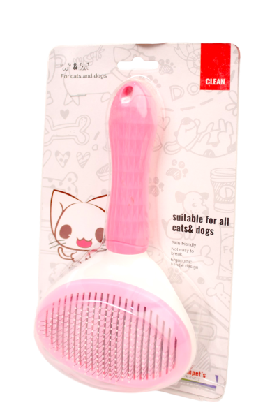 Cat Grooming Brush with Release Button