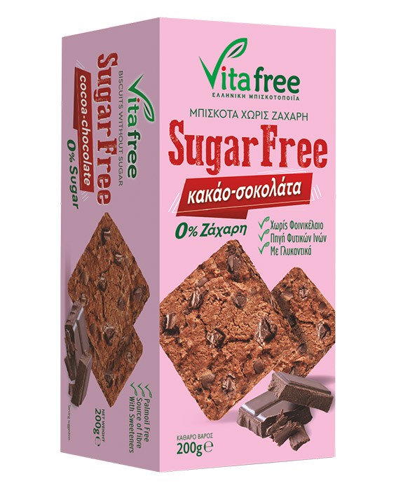 Vita free biscuits without sugar cacao chocolate