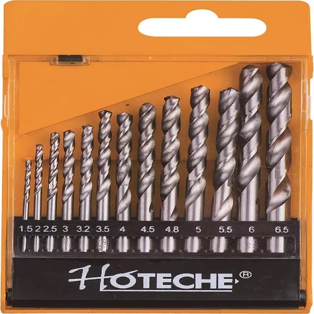 13Pcs HSS Twist Drill Bit Se