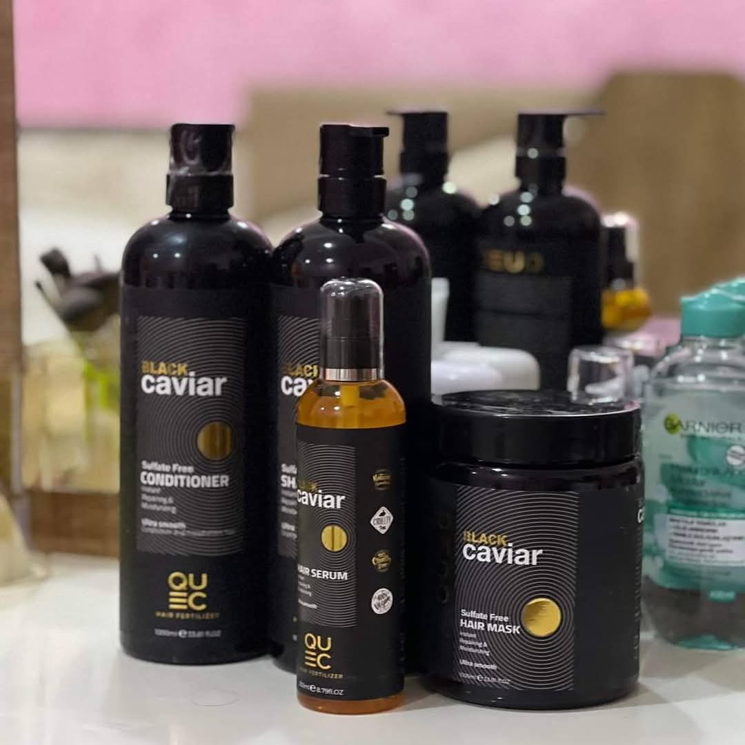 Set Caviar shampoo treats all hair types