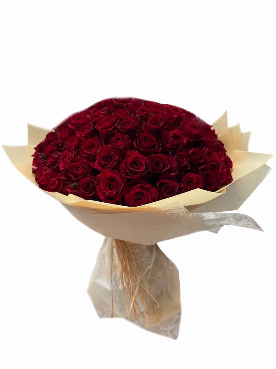 Red Roses Bouquet (Bunch of 70 Roses)