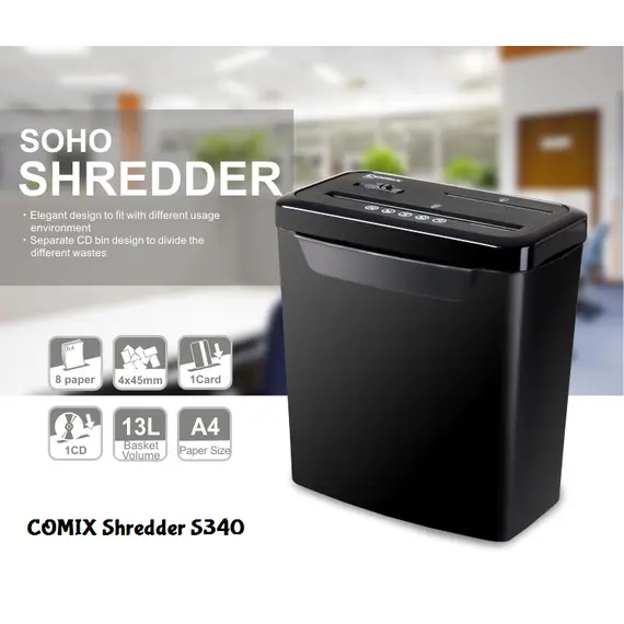 COMIX Paper Shredder S340