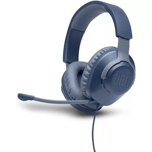 JBL Quantum 100 Wired Over Ear Gaming Headphones with Mic