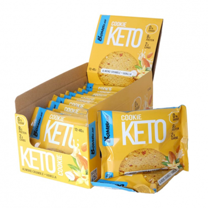 bombbar Keto Cookies  Almond with Vanilla