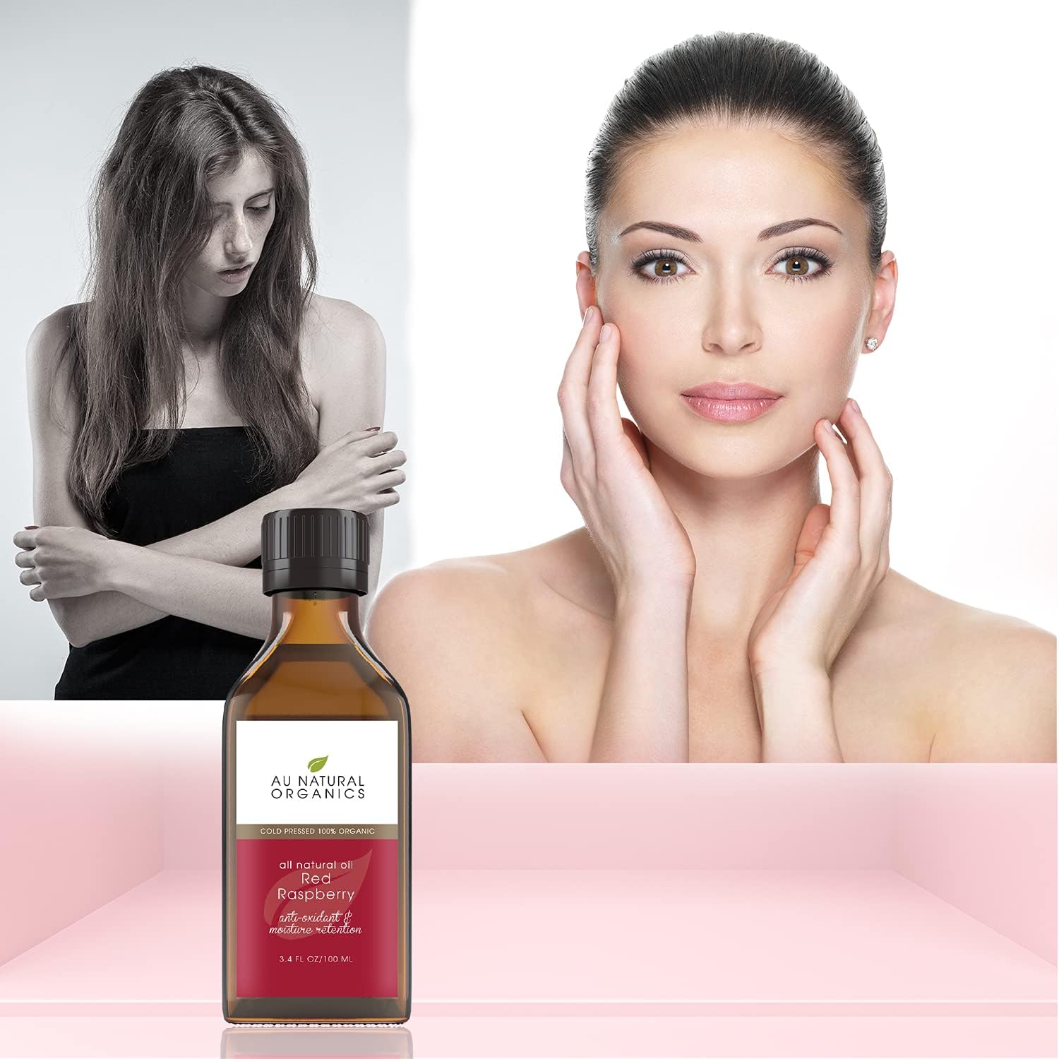 AU NATURAL ORGANICS all natural oil Red Raspberry