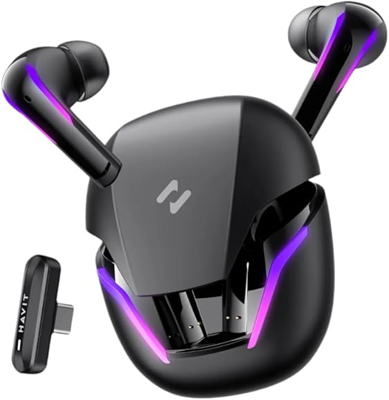 Havit TW970 Ture Wireless Gaming Stereo Earphones - Black