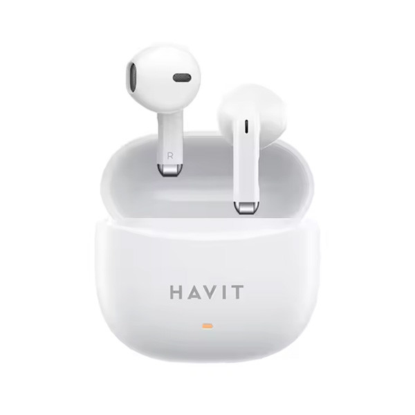 HAVIT Pro True Wireless Stereo Gaming Earbuds, White Color, Model No. TW928