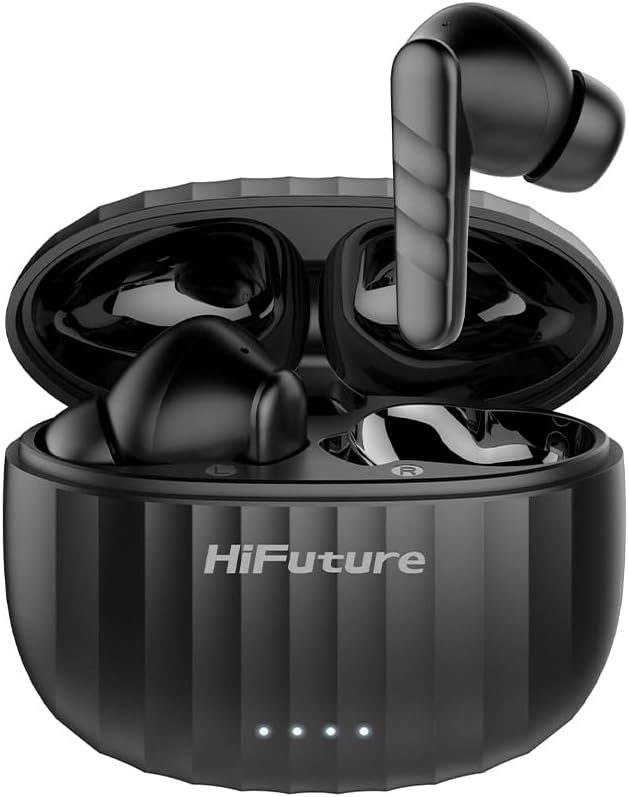 Hifuture Wireless Earphones by Sonic Bliss - Black