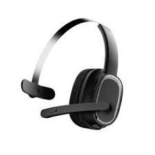 Porodo Mono Headphone with Microphone - Black