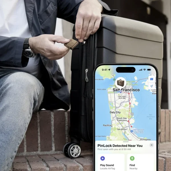 Momax PinLock TSA Padlock Find my locator