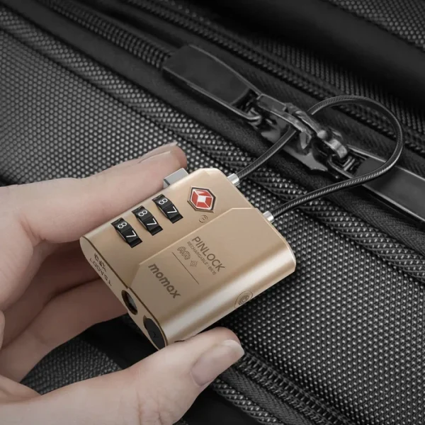 Momax PinLock TSA Padlock Find my locator