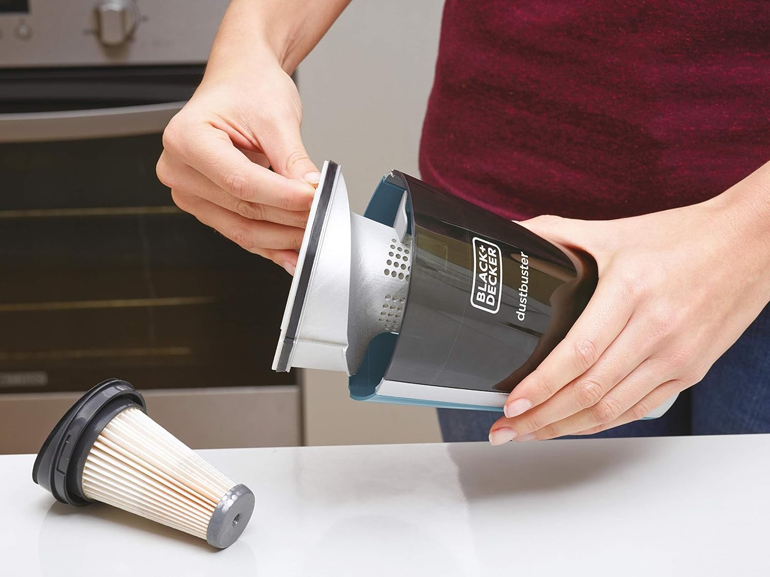 14.4V Li-ion 2-in-1 Cordless Stick Vacuum Cleaner with Intelligent Boost Mode