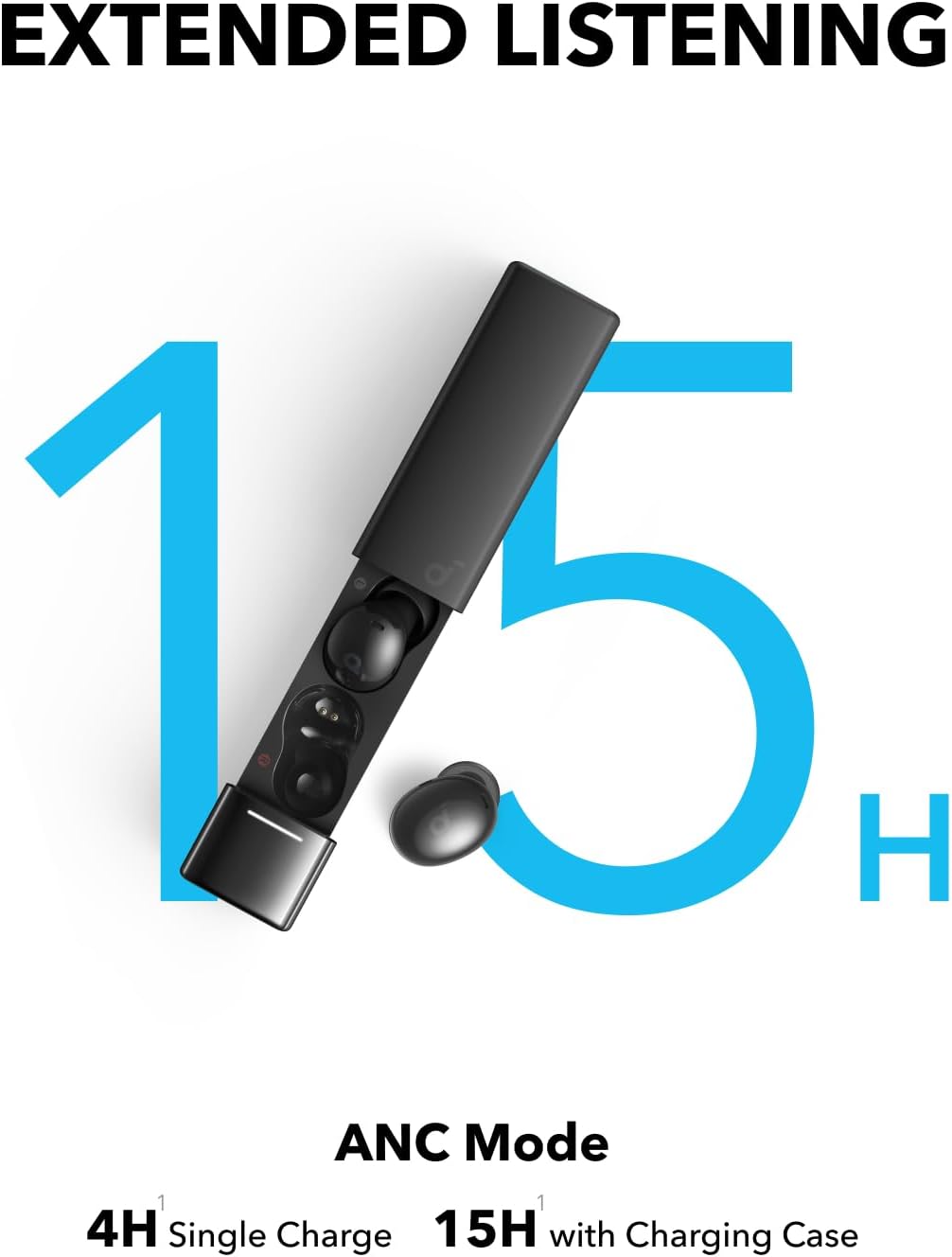 Soundcore A30i by Anker, Smart Noise Cancelling Earbuds