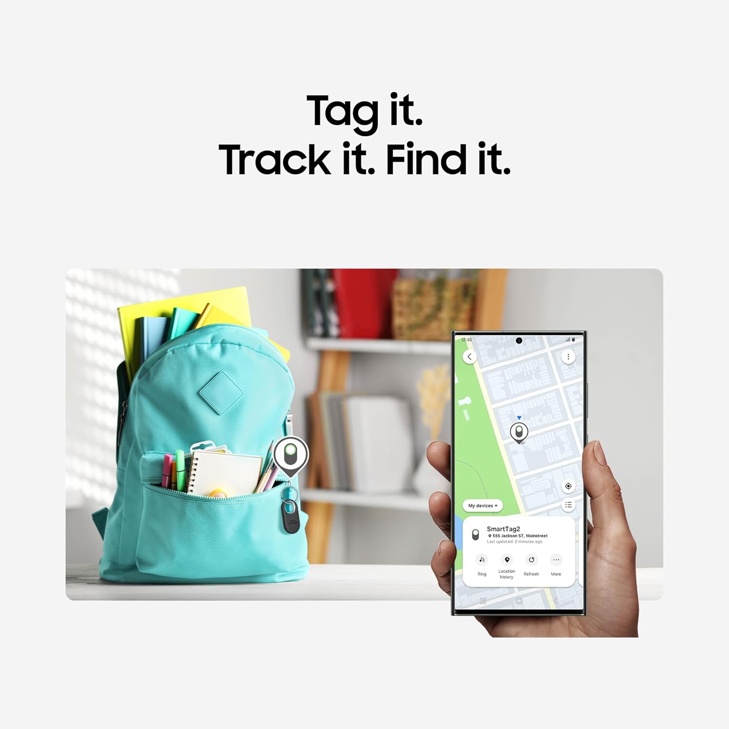 Samsung Galaxy SmartTag2, Bluetooth Tracker, Smart Tag Tracking Devic