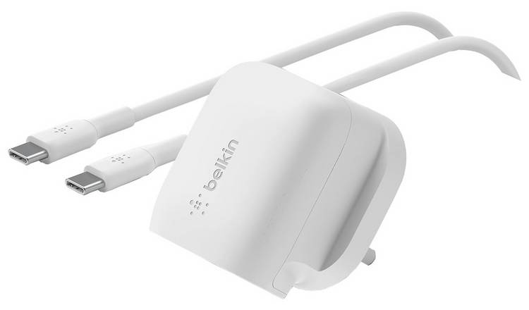 USB-C Wall Charger 20W + USB-C Cable with Lightning Connector