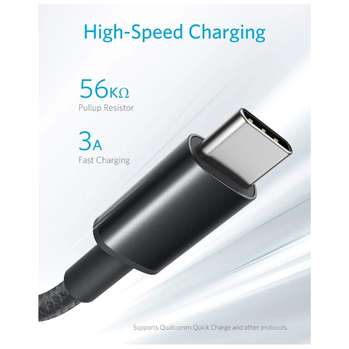 Anker Nylon USB-A to USB-C 6ft Braided B2B Cable