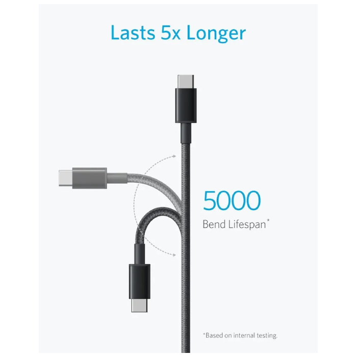 Anker Nylon USB-A to USB-C 6ft Braided B2B Cable