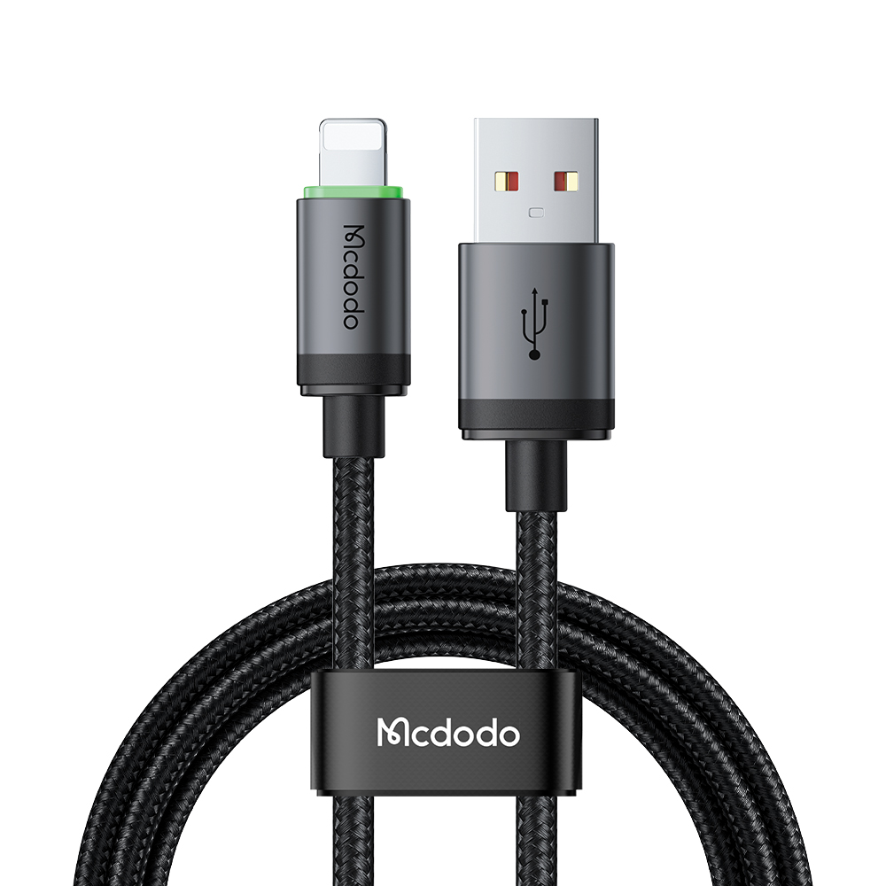 MCDODO FAST CHARGING DATA CABLE WITH CHARGING LIGHT 1M LTG