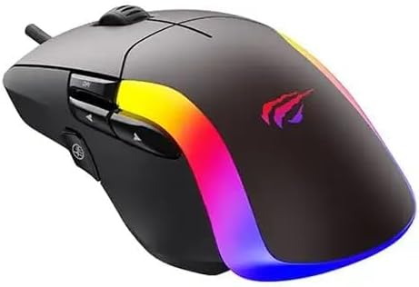 Havit Coloful Mouse Led Backlight Optical Computer Wired Rgb Gaming Mouse