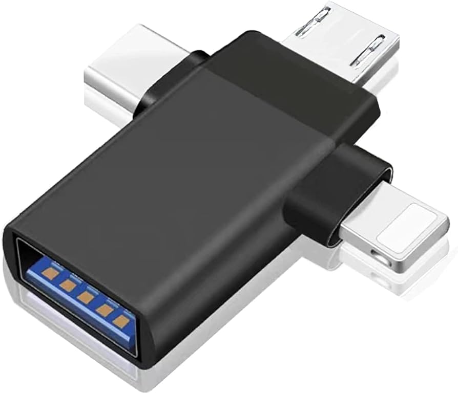 Askoppo OTG Adapter USB C, 3 in 1 Type C