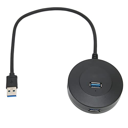 4 PORT ROUND USB3.0/2.0 HI SPEED HUB