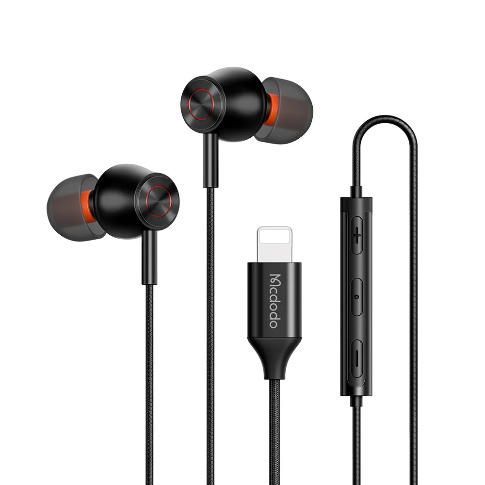 Mcdodo Earphone For Lightening Hp-348 Black