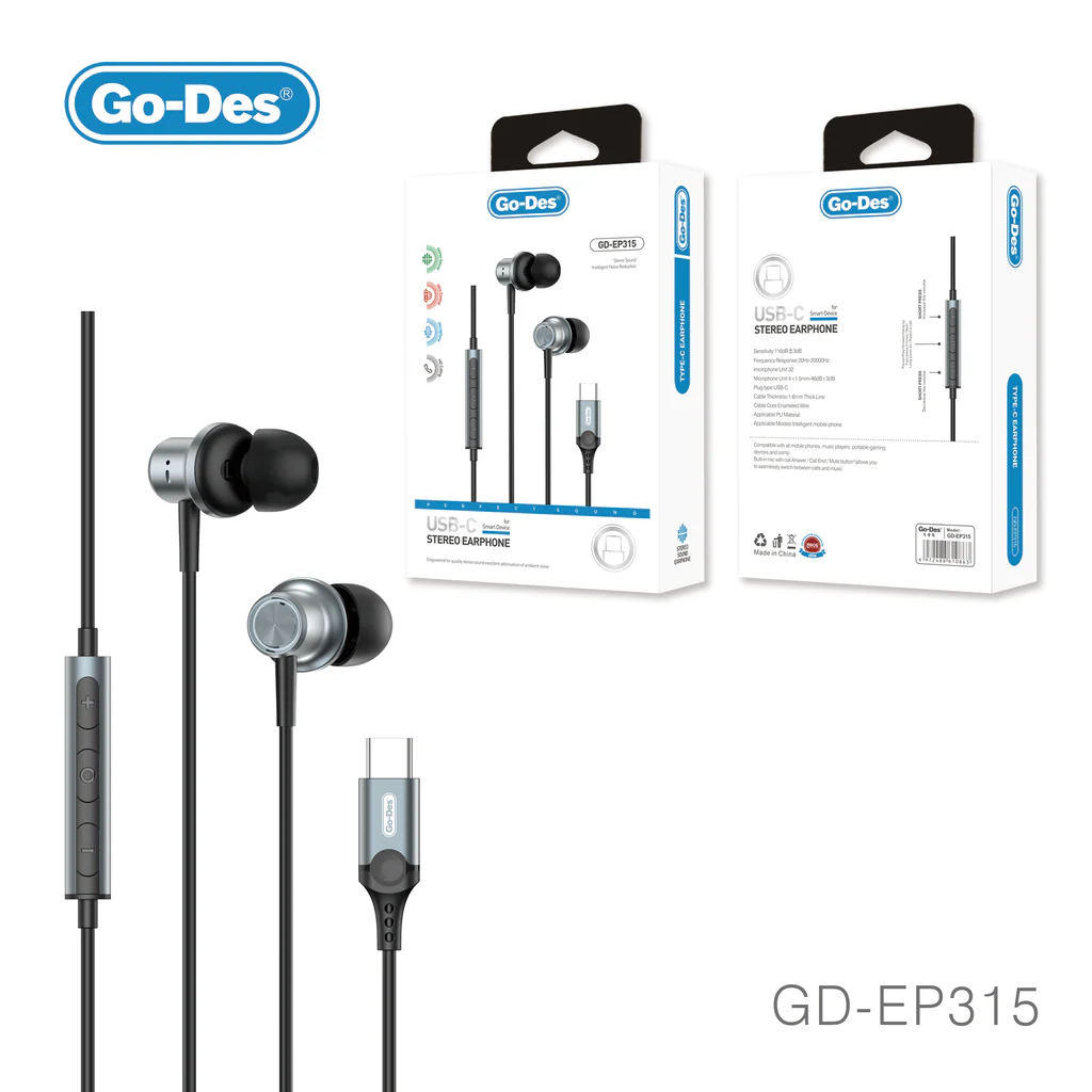 Go-Des Usb-C Stereo Earphone