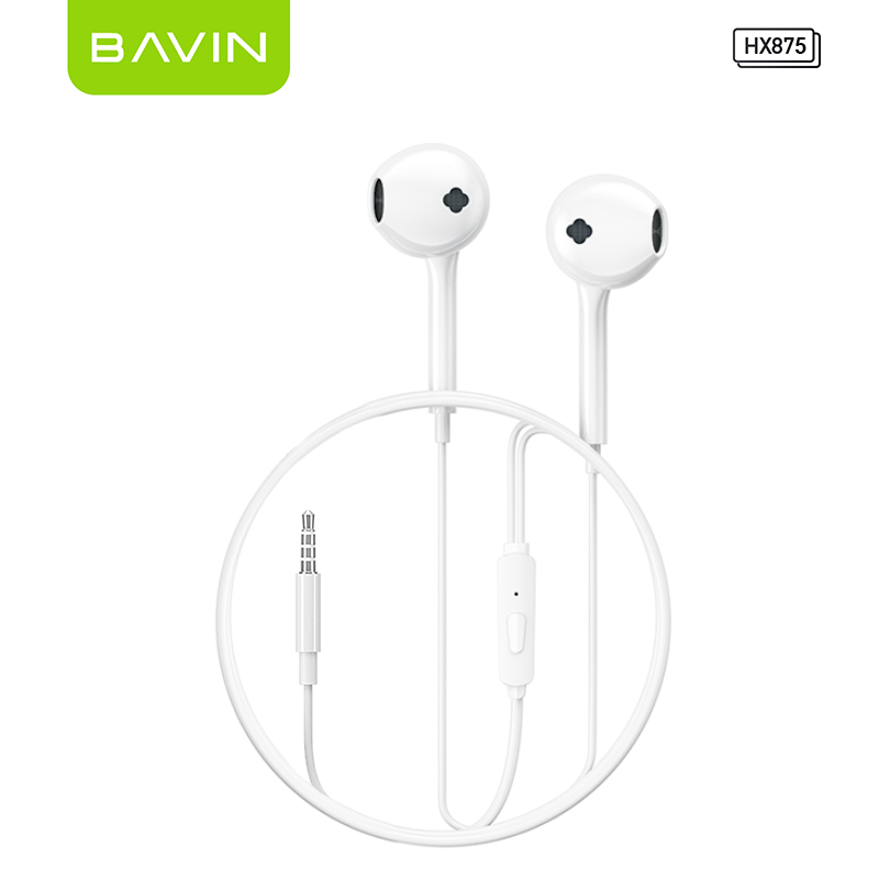 Bavin High-Fidelity Stereo Sound Hx875 White