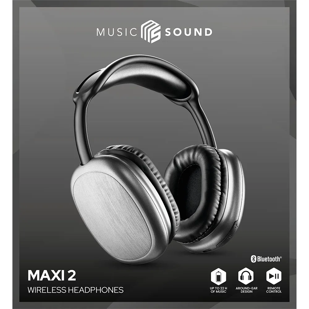 Cellularline Music Sound  Maxi2  Over-Ear Bluetooth Headphones