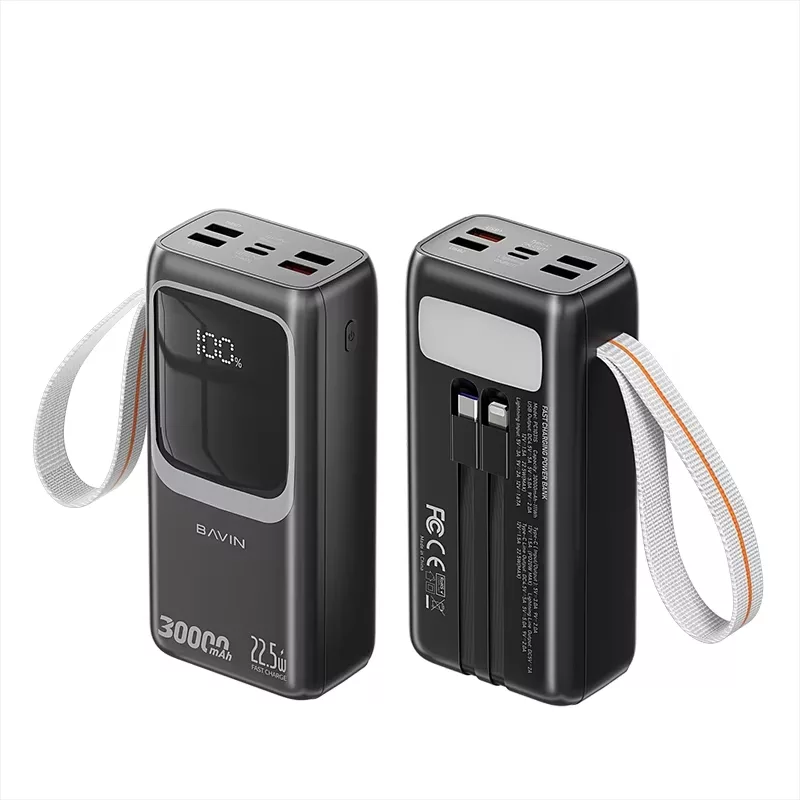 POWER BANK BAVIN 30000MAH – BLACK