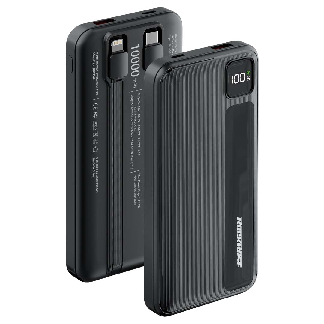 Rockrose PowerLink 10 Neo 10000mAh 22.5W Black