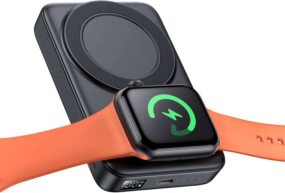 Mcdodo 2-In-1 For Iphone & Aplle Watch Magnetic Wireless Power Bank 10K 15W Wireless 20W Pd
