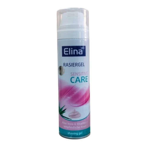 Elena-Med Women's Shaving Gel with Wild Aloe Vera and Vitamins for Body and Sensitive Areas 200ml