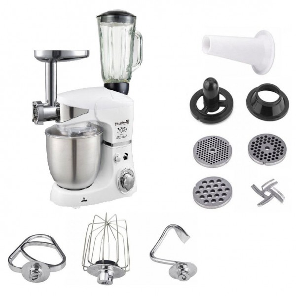 HAUSBERG HB-7605AB 1000W All-in-One Food Processor (Mixer / Blender / Meat Mincer)