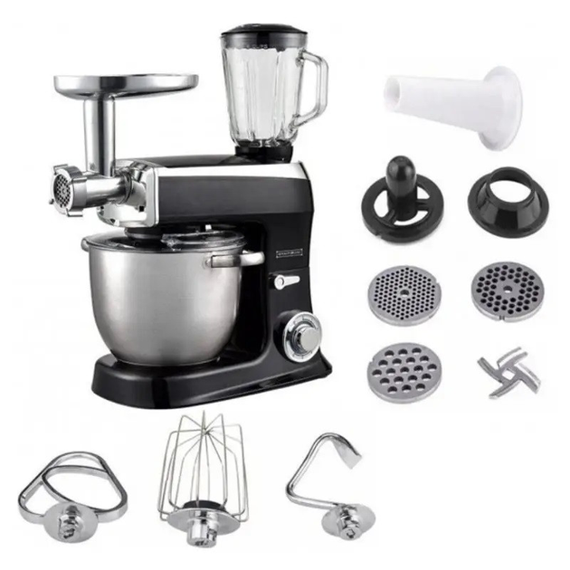 HAUSBERG HB-7605AB 1000W All-in-One Food Processor (Mixer / Blender / Meat Mincer)