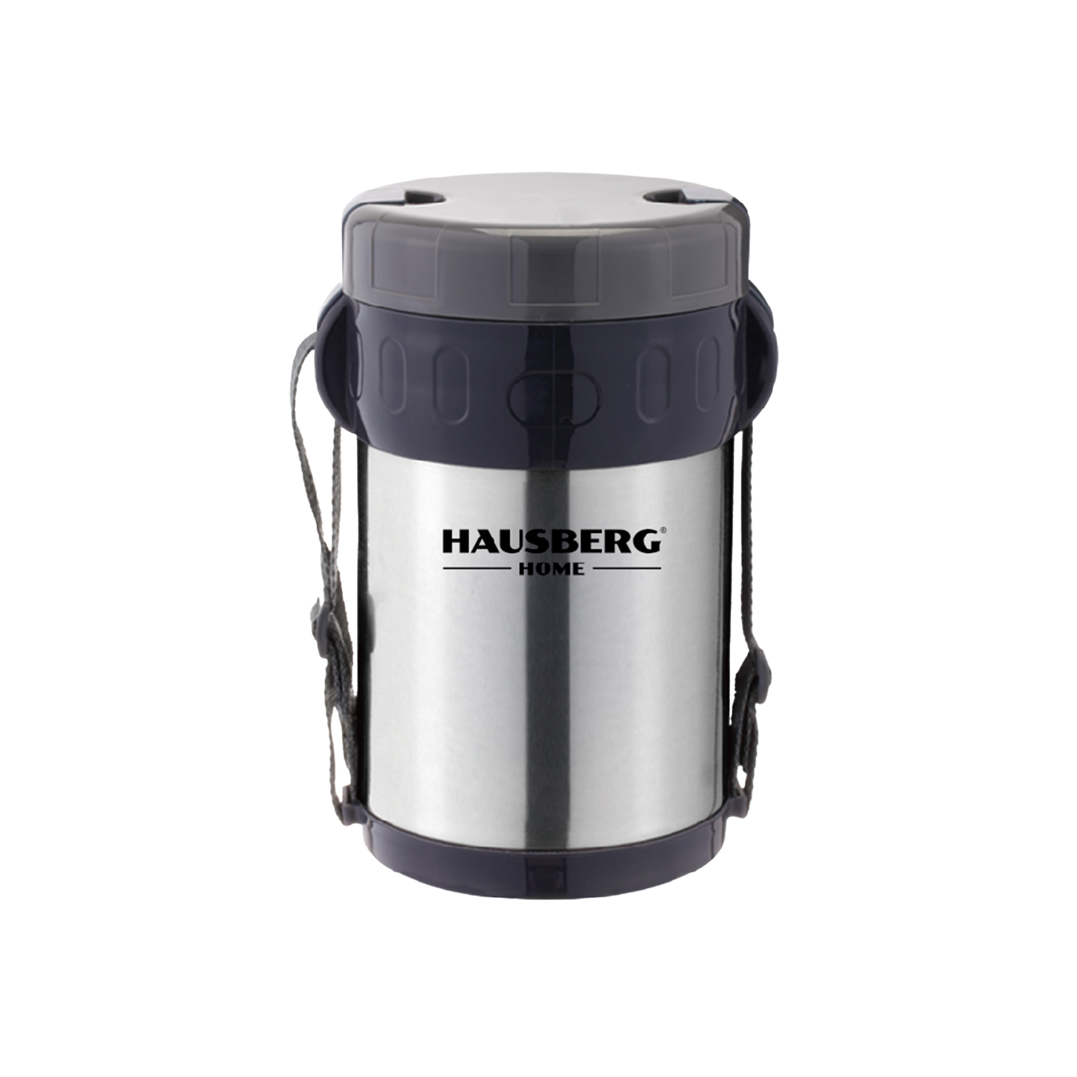 HAUSBERG Lunch Box Thermos HB-H 1461, 2L, Stainless Steel.