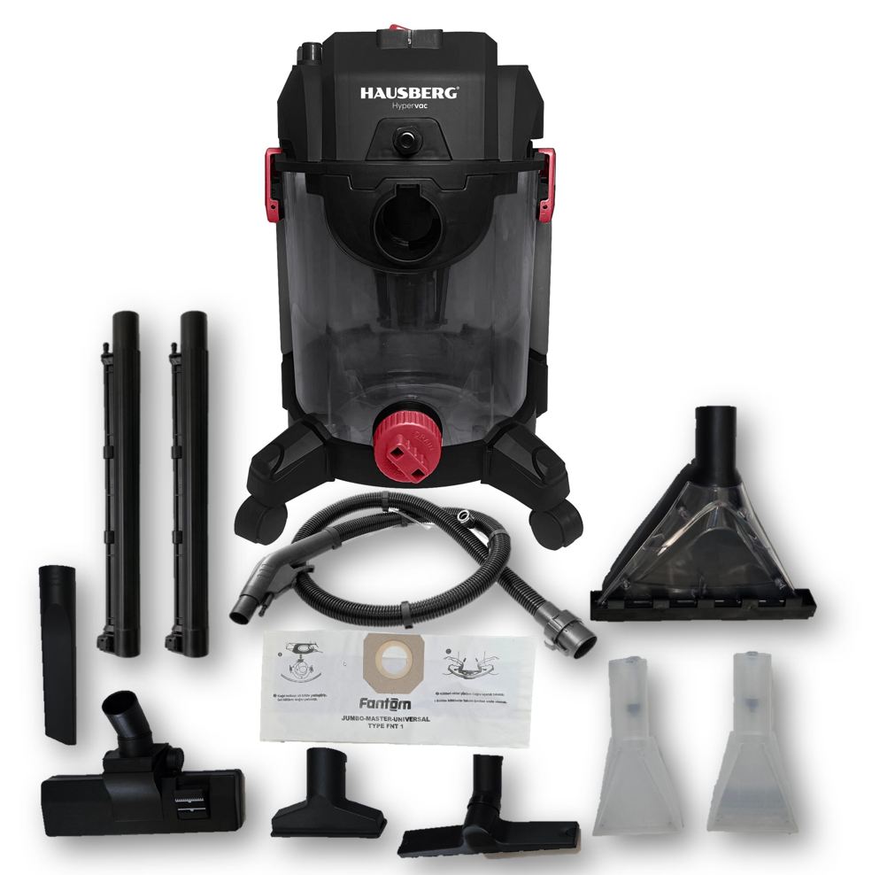 HAUSBERG HB-2890NG - Portable Carpet Washer Vacuum Cleaner - Black