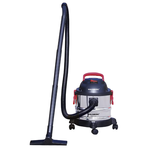 Hausberg Cylinder Vacuum Cleaner - 2000 Watts - 15 Liters - HB-2837IN - Stainless Steel