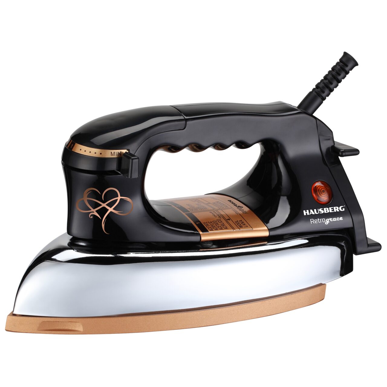 HAUSBERG HB-7817NG - Steam Iron - black