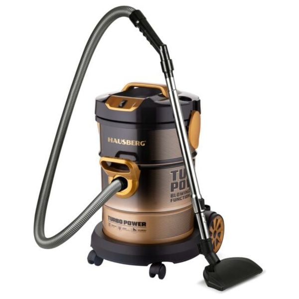 HAUSBERG HB-2835AU - 2400W - 21L - Drum Vacuum Cleaner - Black