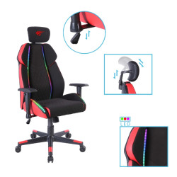 Havit GC938 Gaming Chair in Black and Red
