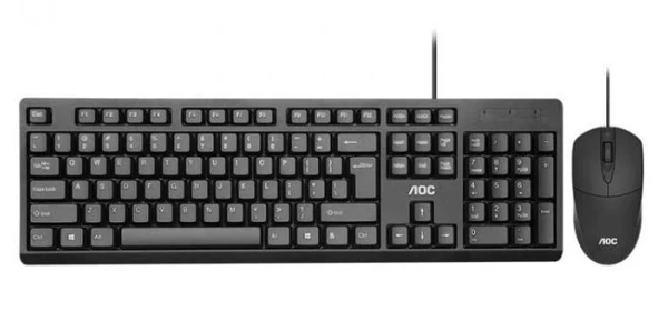 AOC KM160 Wired Keyboard Mouse Combo