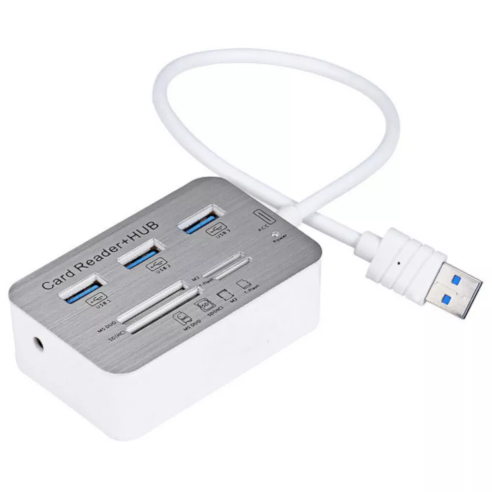 Hub 3.0/3.1 + Card Reader 3 Port USB