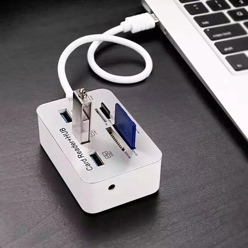 Hub 3.0/3.1 + Card Reader 3 Port USB
