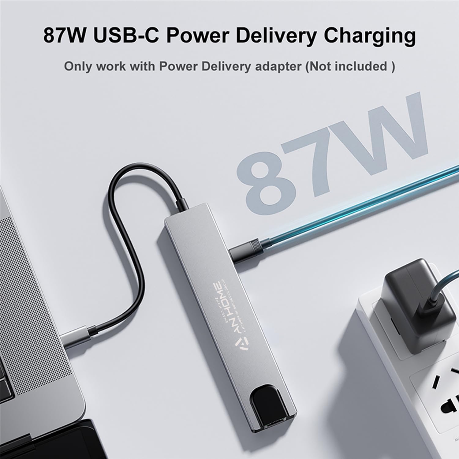 Type-C to HDTV 8 in 12 USB/ 2 Type C/ 1 HDMI / 2 Card reader/ ETHERNET-net Dock