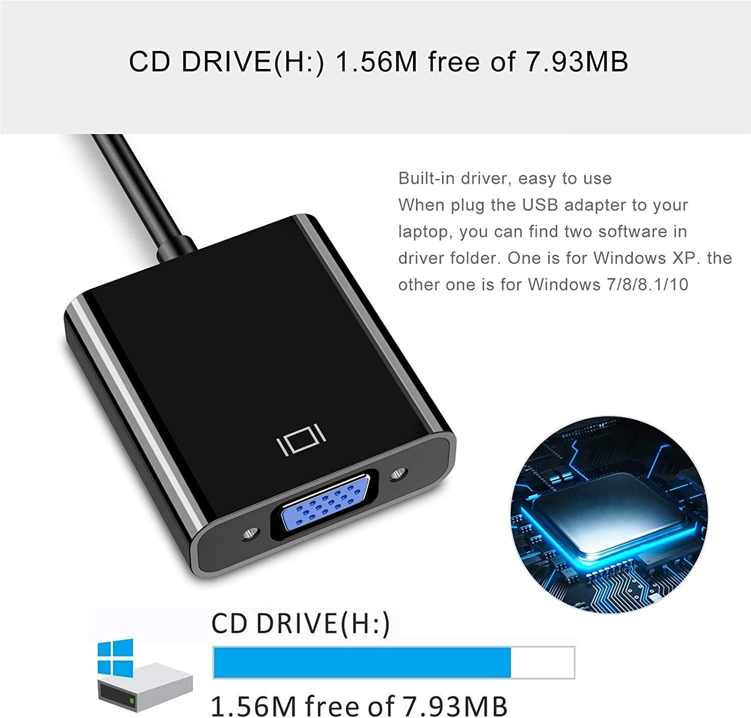 USB 3.0 TO VGA Adapter
