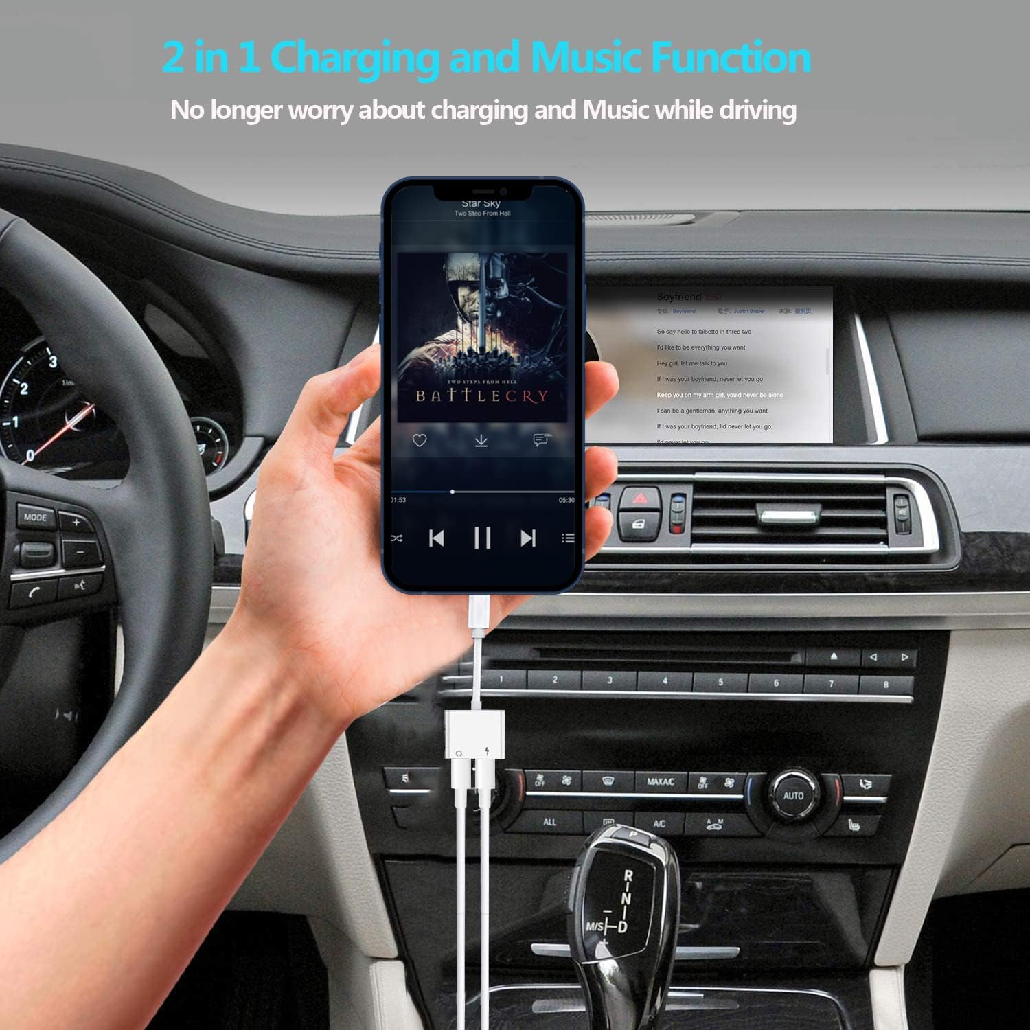 Dual Lightning charging & Audio