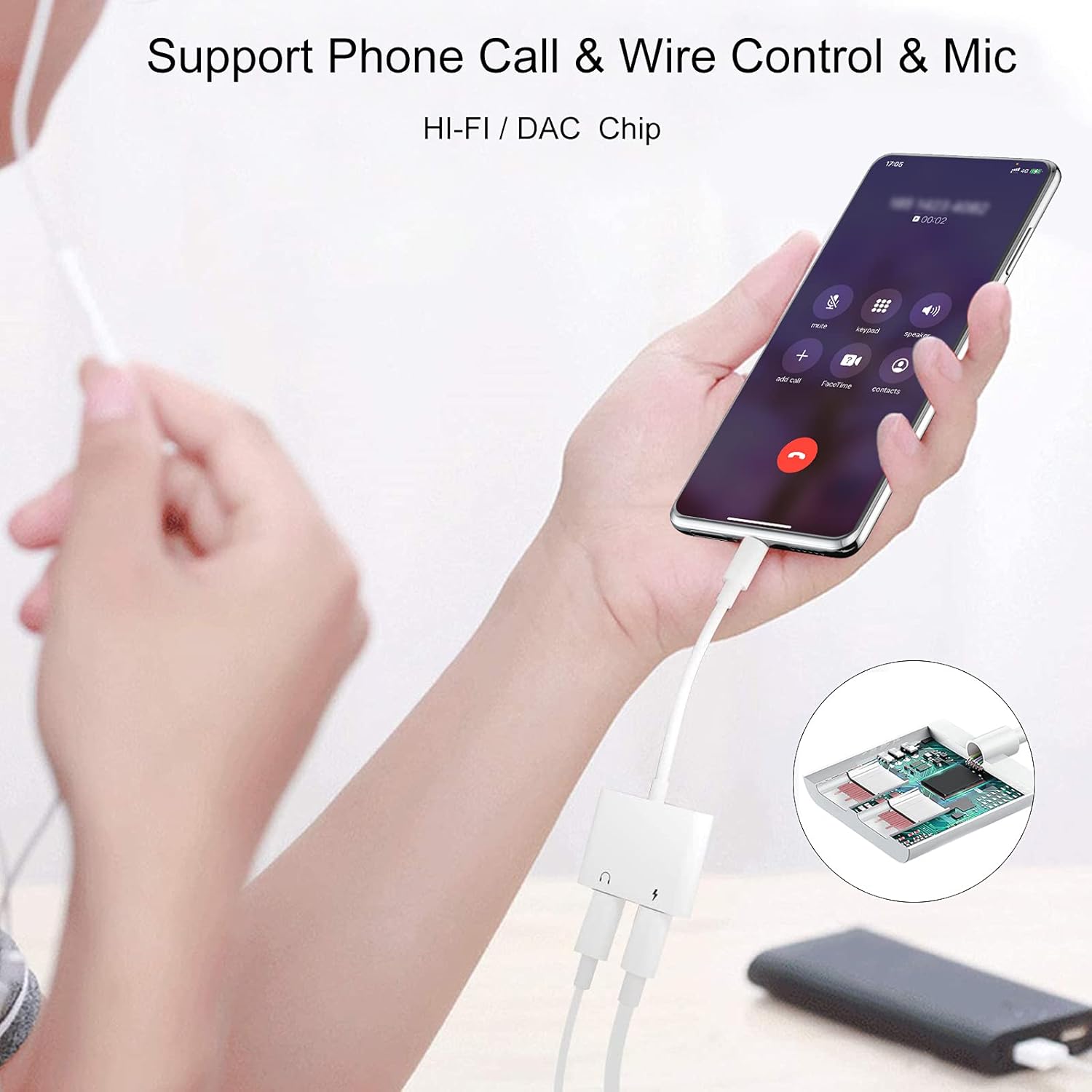 USB-C adapter to dual C Charging & Audio